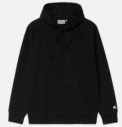 CARHARTT WIP Hooded Chase Sweat Black< Sweats & Polaires