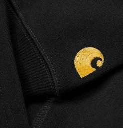 CARHARTT WIP Hooded Chase Sweat Black< Sweats & Polaires