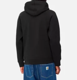 CARHARTT WIP Hooded Chase Sweat Black< Sweats & Polaires