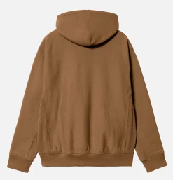 CARHARTT WIP Hoodie Chase Hamilton Brown< Sweats & Polaires