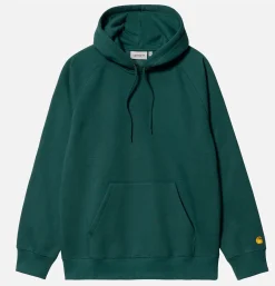 CARHARTT WIP Hoodie Chase Sweat Botanic Green< Sweats & Polaires