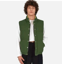 CRESCENT DOWN WORKS Italian Down Vest Olive< Blousons & Manteaux