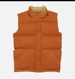 CRESCENT DOWN WORKS Italian Down Vest Rust< Blousons & Manteaux