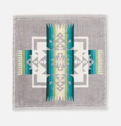 PENDLETON Jacquard Wash Cloth Grey< Maison