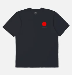 EDWIN Japanese Sun Tee Shirt Navy< T-shirts