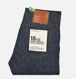 UNBRANDED BRAND Jean 243 Tapered 18oz Neppy Indigo< Jeans