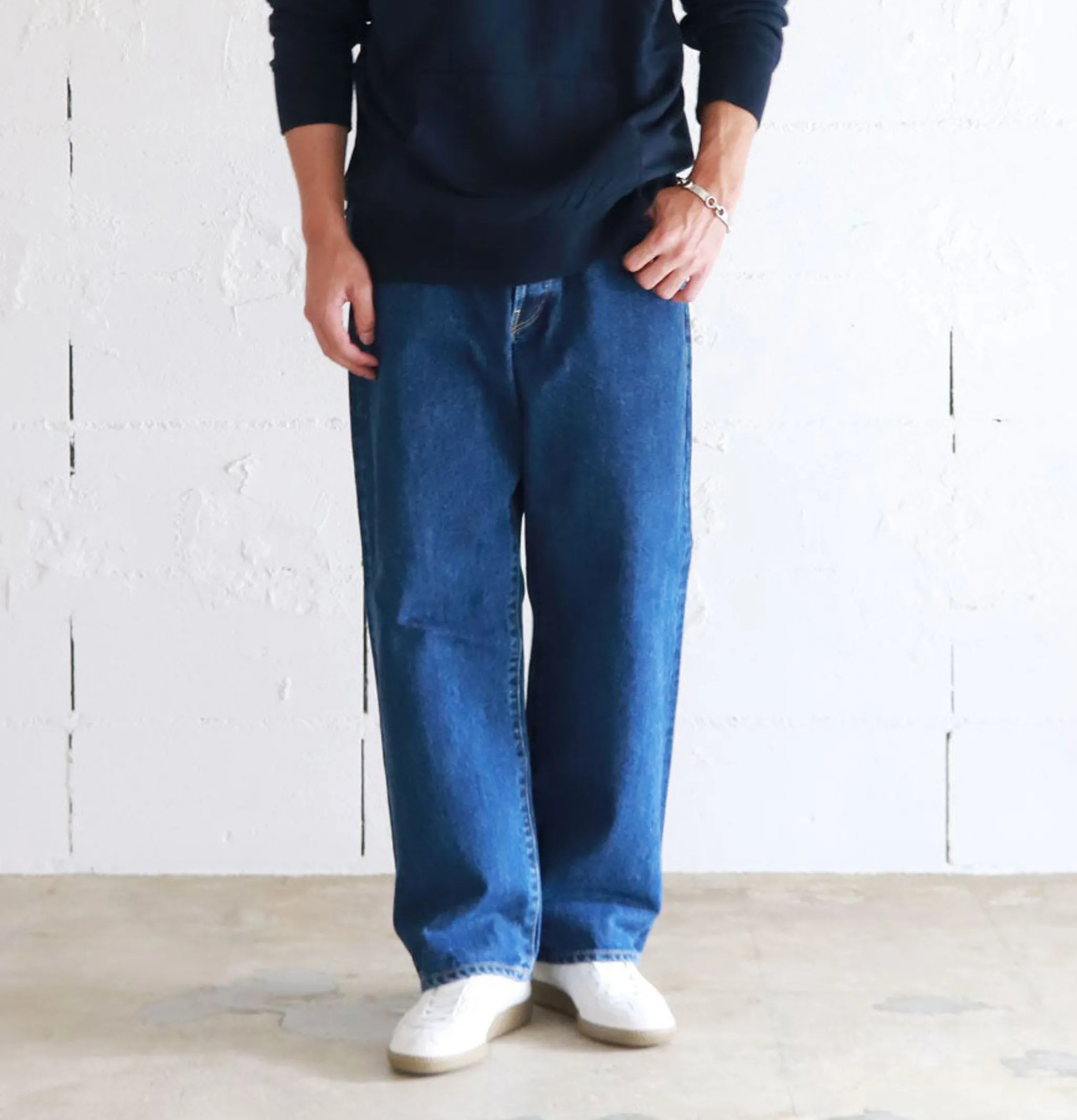 HATSKI Jean 22003 Wide Used Blue< Jeans