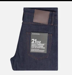 UNBRANDED BRAND Jean UB321 Straight 21oz Indigo< Jeans