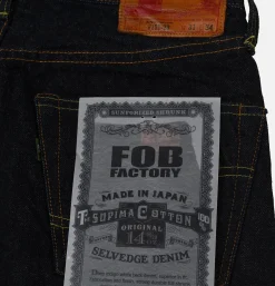 FOB FACTORY Jeans F151 One Wash< Jeans