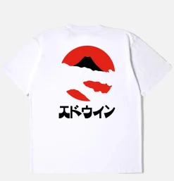 EDWIN Kamifuji T-shirt  White< T-shirts