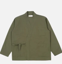 UNIVERSAL WORKS Kyoto Work Jacket Twill Olive< Vestes