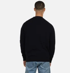 WILLIAM LOCKIE Lambswool Cardigan Navy< Pulls & Cardigans