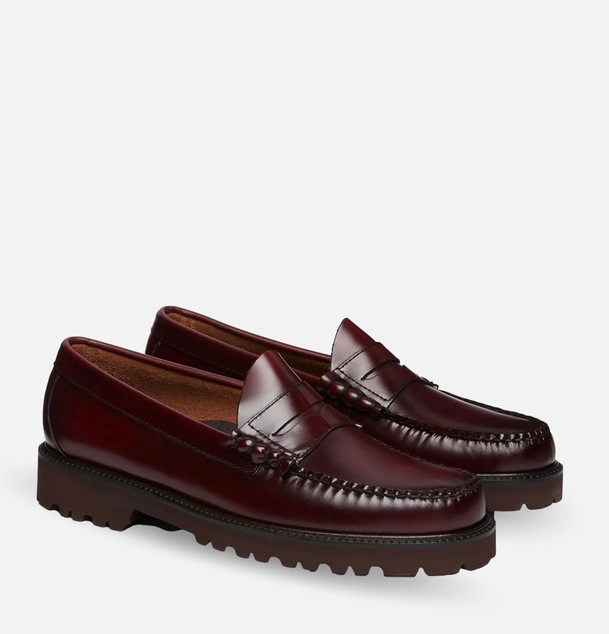 G.H. BASS Larson 90's Penny Loafer Wine<Homme Mocassins