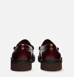 G.H. BASS Larson 90's Penny Loafer Wine<Homme Mocassins