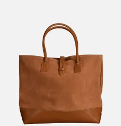 HERITAGE LEATHER COMPANY Latigo Leather Tote Bag< Tote-bags