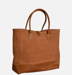 HERITAGE LEATHER COMPANY Latigo Leather Tote Bag< Tote-bags