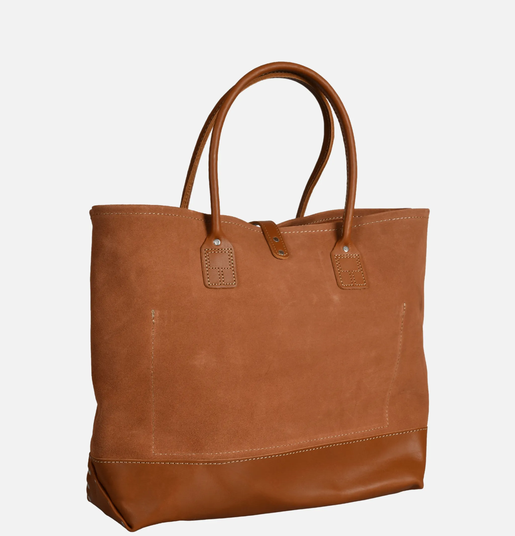 HERITAGE LEATHER COMPANY Latigo Leather Tote Bag< Tote-bags
