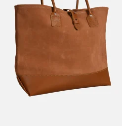 HERITAGE LEATHER COMPANY Latigo Leather Tote Bag< Tote-bags