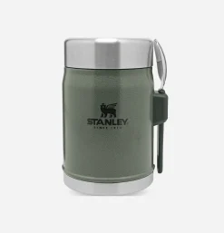 STANLEY 1913 Legendary Food Jar + Spork Hammertone Green< Outdoor