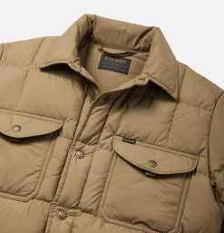 FILSON Lightweight Down Jac Shirt Tan< Blousons & Manteaux