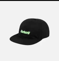 CARHARTT WIP Liquid Script Cap Black< Chapeaux & Casquettes