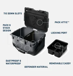 YETI Loadout Go Box 2.0 Charcoal< Maison|Outdoor