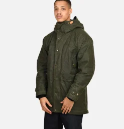 MANIFATTURA CECCARELLI Long Moutain Parka Wax Green< Blousons & Manteaux