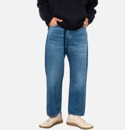 ORDINARY FITS Loose Ankle Denim Used Blue< Jeans