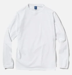 GOOD ON Ls Crew Tee White< T-shirts