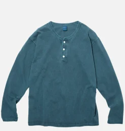GOOD ON Ls Henley Tee Slate< T-shirts