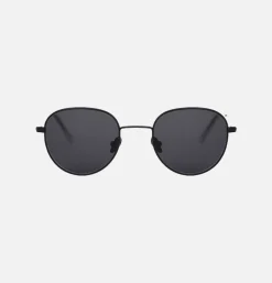 MONOKEL EYEWEAR Lunettes de Soleil Rio Black - Solid Grey< Accessoires