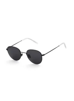 MONOKEL EYEWEAR Lunettes de Soleil Rio Black - Solid Grey< Accessoires