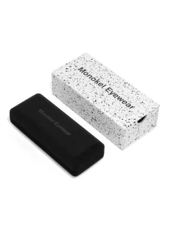 MONOKEL EYEWEAR Lunettes de Soleil Rio Black - Solid Grey< Accessoires