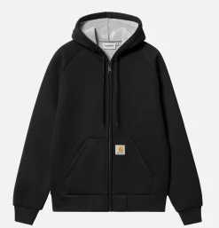 CARHARTT WIP Lux Hooded Jacket Black< Sweats & Polaires