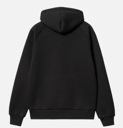 CARHARTT WIP Lux Hooded Jacket Black< Sweats & Polaires
