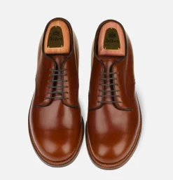 ALDEN SHOE CO M1403 - Plain Toe Blucher Ox Brown<Homme Chaussures