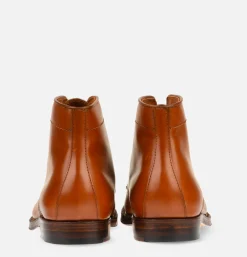ALDEN SHOE CO M1811 - Plain Toe Blucher Tan<Homme Bottes
