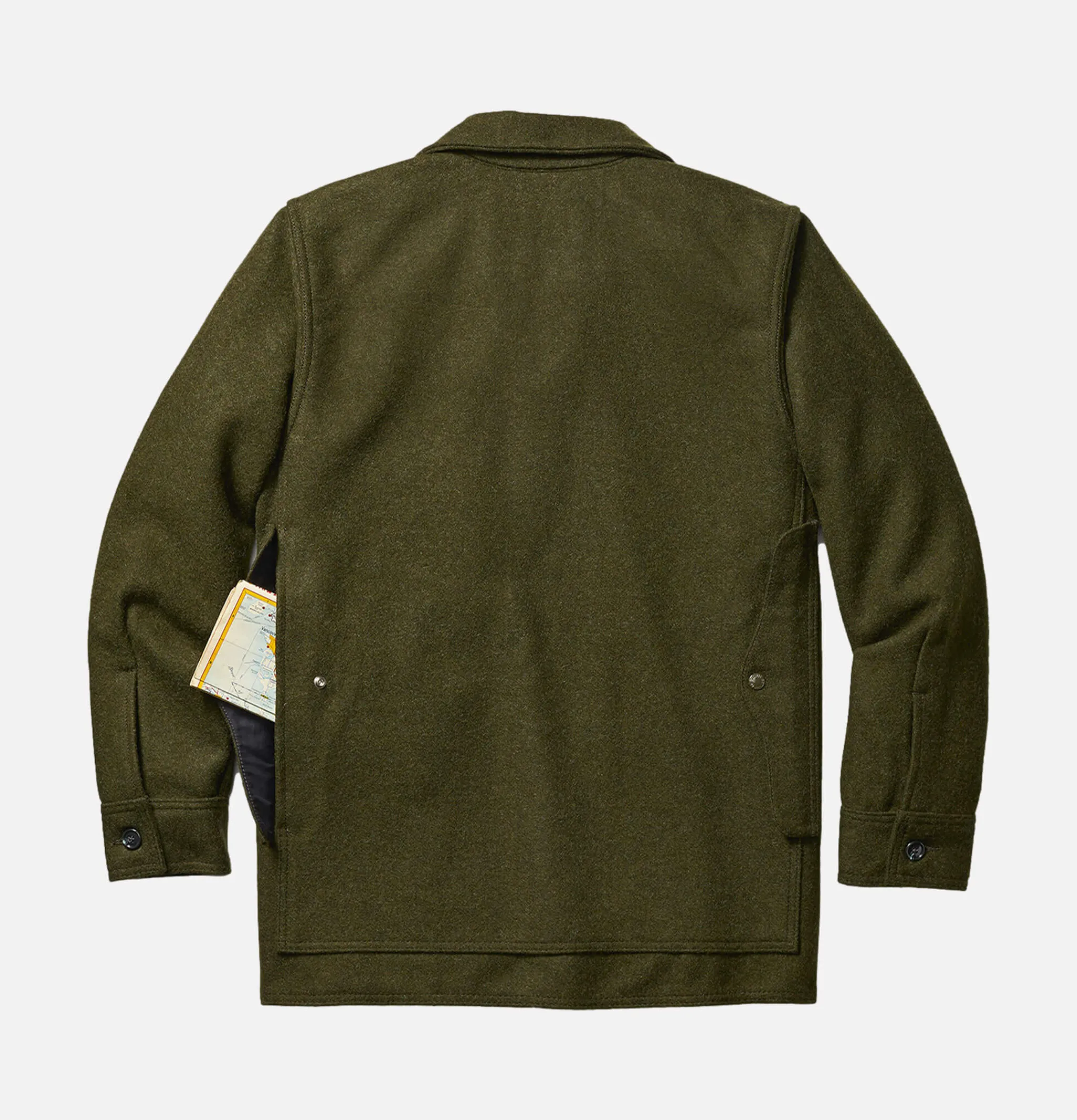 FILSON Mackinaw Cruiser Forest Green< Blousons & Manteaux