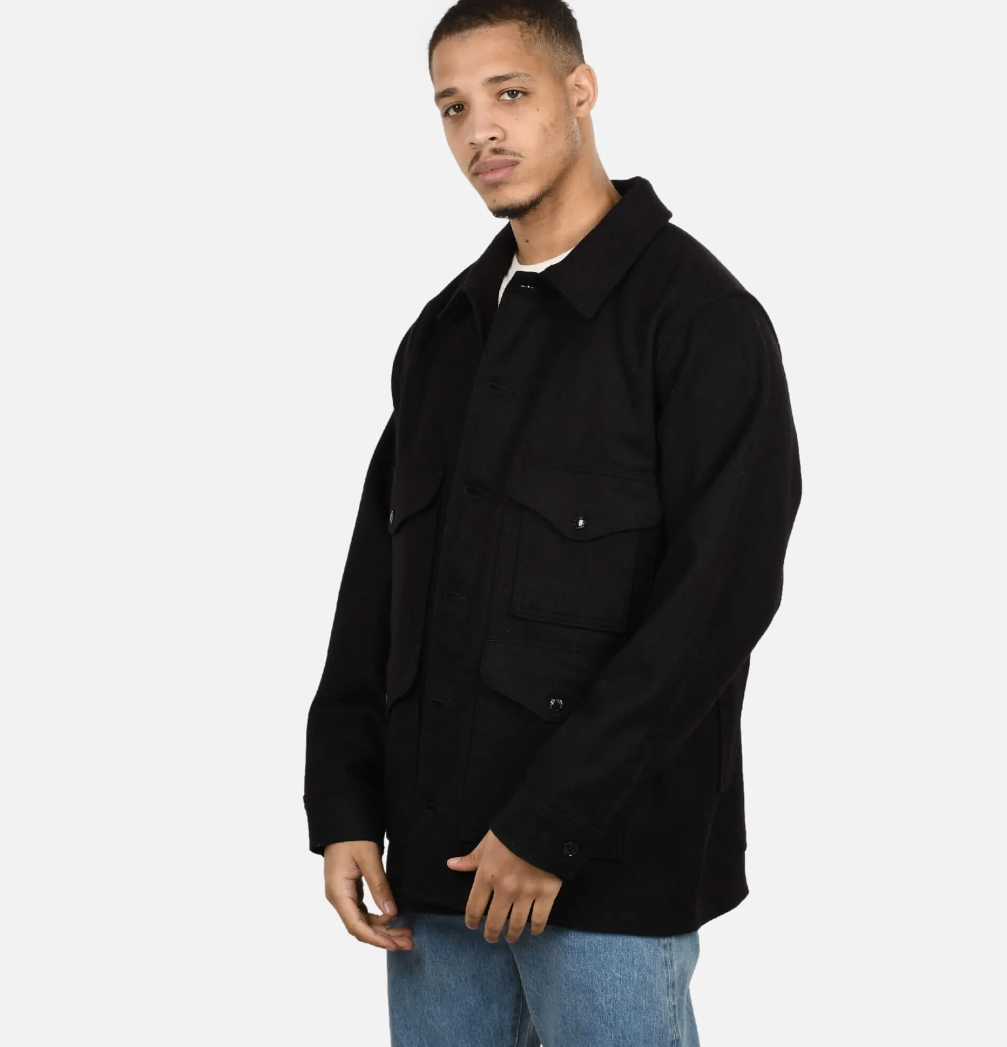 FILSON Mackinaw Cruiser Navy< Blousons & Manteaux