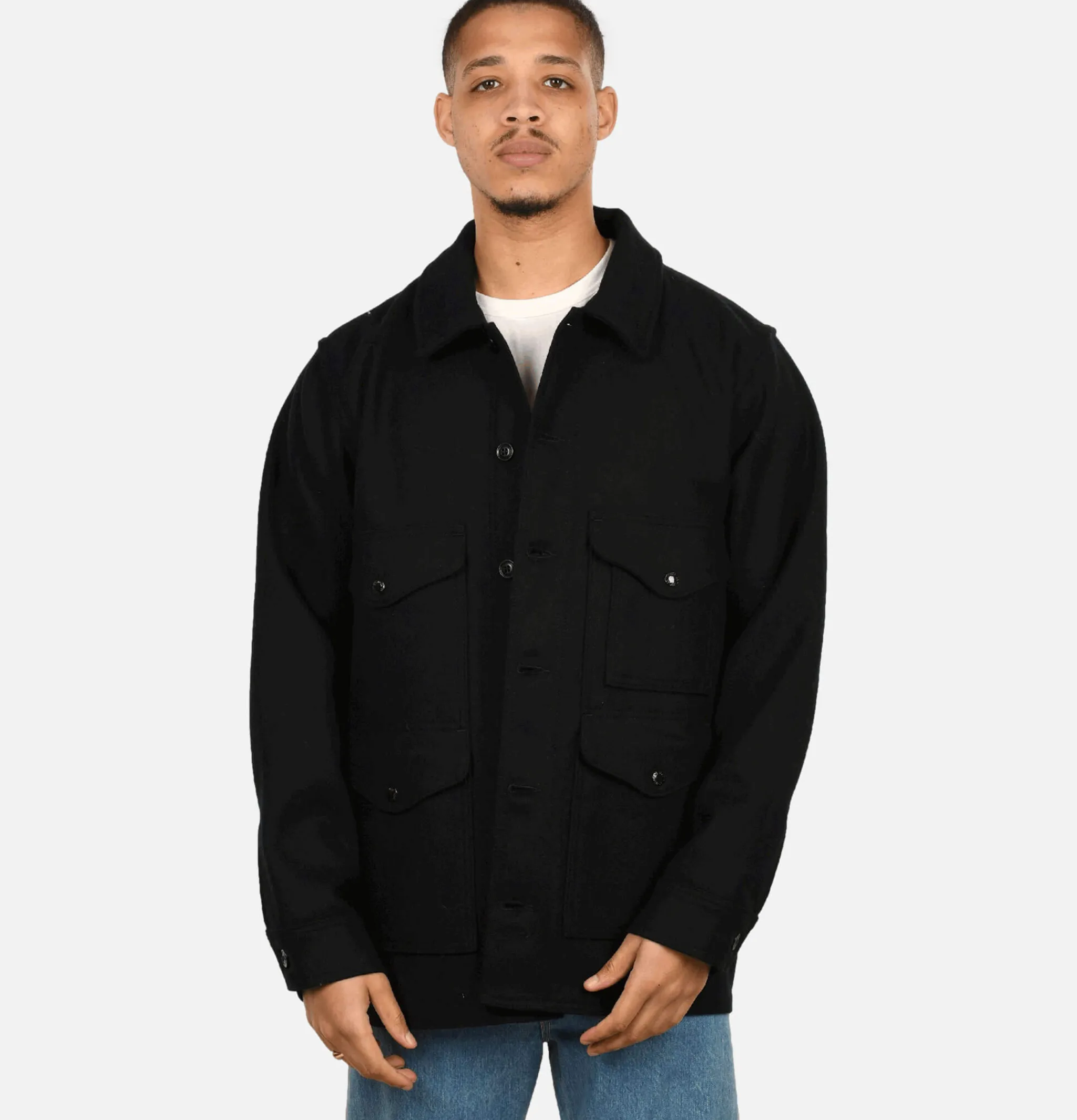 FILSON Mackinaw Cruiser Navy< Blousons & Manteaux