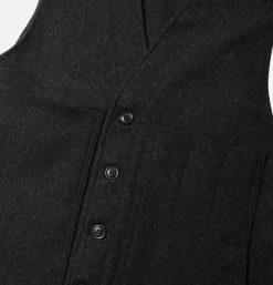 FILSON Mackinaw Wool Vest Charcoal< Vestes