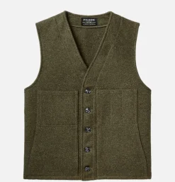 FILSON Mackinaw Wool Vest Forest Green< Vestes