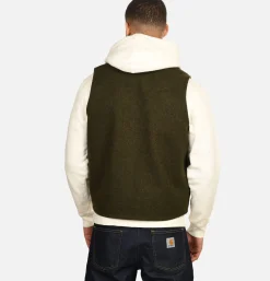 FILSON Mackinaw Wool Vest Forest Green< Vestes