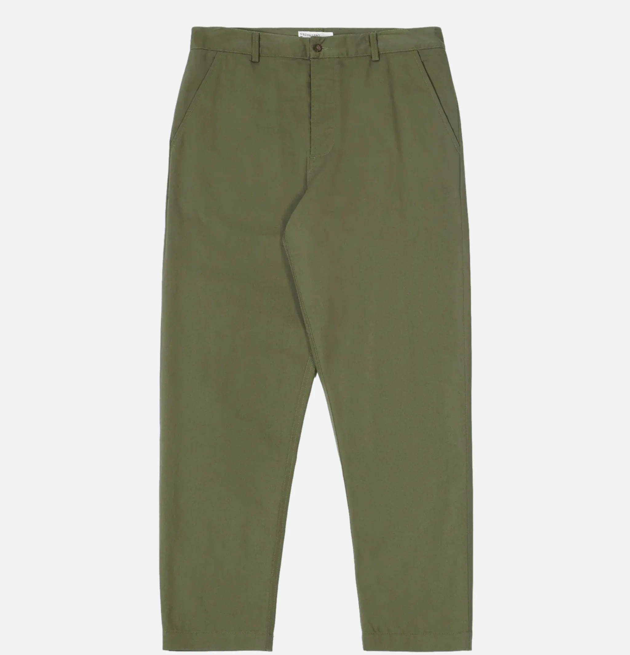 UNIVERSAL WORKS Military Chino Twill Lt Olive< Chinos