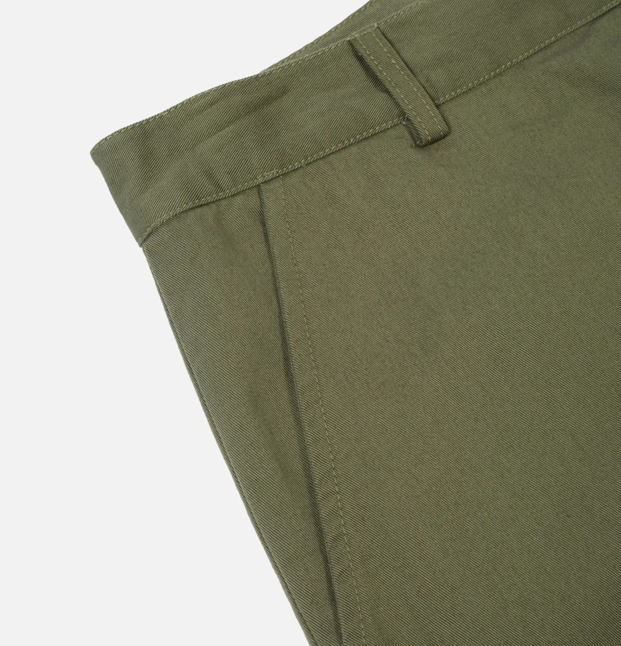 UNIVERSAL WORKS Military Chino Twill Lt Olive< Chinos