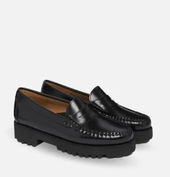 G.H. BASS Mocassin Femme Gh Bass Larson Black Gh Bass<Femme Chaussures