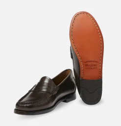 G.H. BASS Mocassin Femme Weejun Chocolate<Femme Chaussures