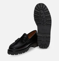 G.H. BASS Mocassin Larson 90's Penny Loafer Black<Homme Mocassins