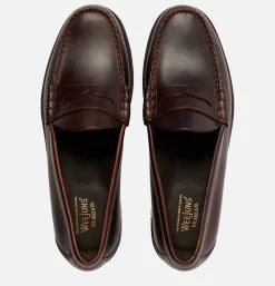 G.H. BASS Mocassin Larson Weejun Chocolate<Homme Mocassins