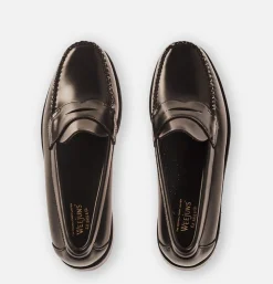 G.H. BASS Mocassin Logan Black<Homme Mocassins